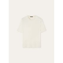 Loro Piana - Mazzorbo T-shirt Silk Cotton Rib, Uomo, Nougat, Taglia: L