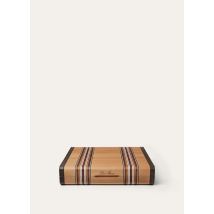 Loro Piana - The Suitcase Stripe Intarsia Backgammon, Natural Maple, Size: NR
