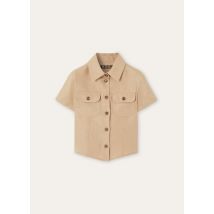 Loro Piana - Bea Shirt Antigua, Quarzite Beige, Size: 12