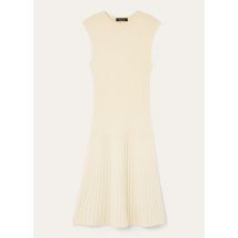 Loro Piana - Baby Coste Ss Dress Baby Cash Gg 12, Femme, White Snow, Taille: S