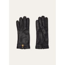 Loro Piana - Nora Charm Gloves Plonge, Woman, Navy Blue, Size: S