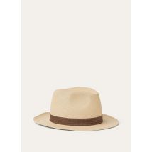 Loro Piana - Sergio Hat Textured Straw 20, Man, Renkon Beige, Size: L