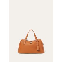 Loro Piana - Needle Small Fine Grained Leather, Woman, Fiery Summer/Antique Silver, Size: NR
