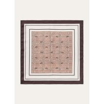 Loro Piana - Boteh Foulard 41 Silk Twill, Homme, Winetasting/Ivory/Rust, Taille: NR
