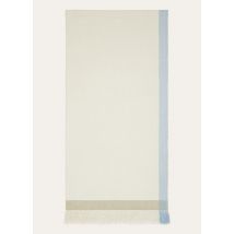 Loro Piana - Four In Hand Fouta Linen, White/Green/Light Blue/Acqua, Taille: NR