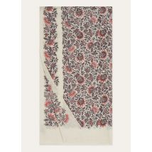 Loro Piana - Loro Piana Riserva San Nicol Stole Se Li, Femme, Chalk/Graphite Powder/Dahlia, Taille: NR