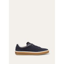 Loro Piana - Tennis Walk Suede Nabuk Alligator, Homme, Blue Navy, Taille: 45
