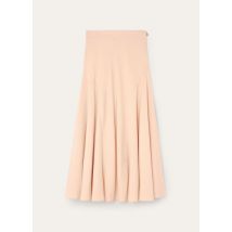 Loro Piana - Giustina Skirt Silk Cloth, Woman, Soft Pinkish, Size: 42