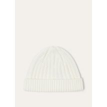 Loro Piana - Moltrasio Beanie Cotton Gg 7, Uomo, White, Taglia: XL