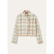 Loro Piana - Gozzano Jacket Silk Cotton, Frau, Waterfall Nuance, Größe: L