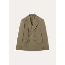 Loro Piana - Milano Peak Db Jacket Hopsack Wool, Homme, Thermal Mud, Taille: 48