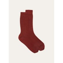 Loro Piana - Wish 2/60 Socks Wool Gg 18, Woman, Antique Rust, Size: M