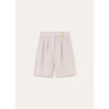 Loro Piana - Dorin Bermuda Summer Linen Crepe, Femme, Graysh Lavender, Taille: 48