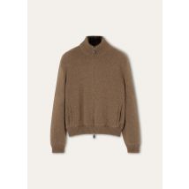 Loro Piana - Parksville Bomber Baby Cash Fur Gg 7, Homme, Cedar Bark Melange, Taille: 58