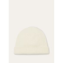 Loro Piana - Fobello Beanie Baby Cash Gg 7, Woman, White Snow, Size: L