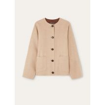 Loro Piana - Navid Sb Jacket Cash Double, Donna, Rosy Granite Melange, Taglia: 34