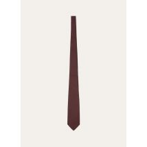 Loro Piana - Yale Ottoman Tie 8 Silk, Man, Fig Bordeaux, Size: NR