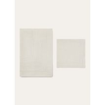 Loro Piana - Embroidered Suitcase Stripe Tablecloth 10 Pax, Biancore/Shaded White, Taille: NR