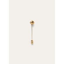 Loro Piana - Linen Flower Bud Pin Brass, Woman, Jewel Sun Gold, Size: NR