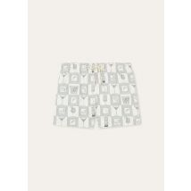 Loro Piana - Daneu Shorts Loro Piana Aperitivo, Man, Ivory/Blue Halite, Size: L