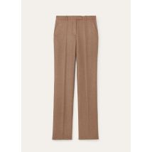 Loro Piana - Davey Trousers Cash Raw Silk Hopsack, Woman, Frisone Horse, Size: 44