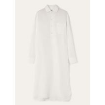 Loro Piana - Lora Dress Solaire, Woman, Optical White, Size: 42