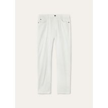 Loro Piana - Quarona Bull Linen Cotton Stretch Dyed, Man, White, Size: 36