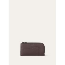 Loro Piana - Extra Zippouch Wth Cardholder Tender Calf, Man, Dark Chocolate Licorice/Onyx, Size: NR