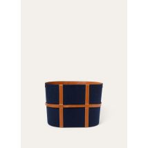 Loro Piana - Soft Basket Cashfelt L, Nocturne Blue Melange, Size: NR