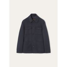 Loro Piana - Devis Caban Cash Double Rain, Homme, Navy Blue, Taille: 52
