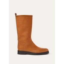 Loro Piana - John Mid Boot Saddle Calf, Femme, Tan, Taille: 36,5