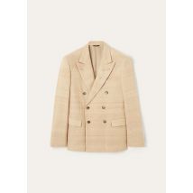 Loro Piana - Milano Peak Db Jacket Lotus Flower Cash Silk, Man, Pale Wheat, Size: 46