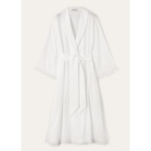 Loro Piana - Braxton Embroidered Coat New Summer Twill, Femme, White, Taille: 42