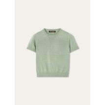 Loro Piana - Jolie Crewneck Sweater Silk Gg 14, Jade Green, Taille: 4