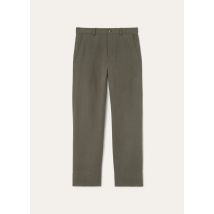 Loro Piana - Harper Trousers Twisted Li Flower Cavalry, Homme, Sea Oak, Taille: 46