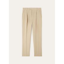 Loro Piana - Reinga Trousers Linen Silk, Uomo, Quarzite Beige, Taglia: 50