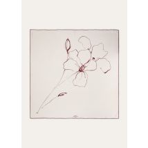 Loro Piana - Loro Piana La Linea Del Fiore Di Lino Fld90 Se Tw, Woman, White/Sanguine Pencil, Size: NR