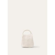 Loro Piana - Bale Micro Beach Crochet/rounded Leather Ls, Woman, Ecru/Whisper White/Sun Gold, Size: NR