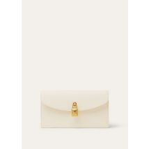 Loro Piana - Extra Pochette Linen Calf, Frau, Whisper White/Sun Gold, Größe: NR
