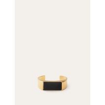 Loro Piana - Bonbon Bracelet Satin, Woman, Black/Jewel Sun Gold, Size: M