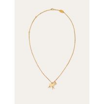 Loro Piana - Baby Goat Necklace, Woman, Jewel Sun Gold, Size: NR