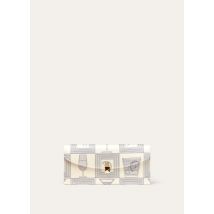 Loro Piana - Extra Tuxedo Clutch Aperitivo Twill/nappa, Femme, Ivory/Blue Halite/whisper White/Sun Gold, Taille: NR
