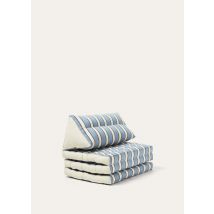 Loro Piana - Thai Cushion Dehors Cap Ferrat, Biancore/Light Blue/Navy Blue, Taille: NR
