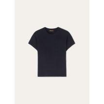 Loro Piana - Baby Coste Ss Crewneck Sweater Baby Cash Gg 12, Femme, Navy Blue, Taille: 40