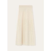 Loro Piana - Arola Skirt Cash Abaca Gg5, Woman, Nougat, Size: L