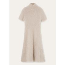 Loro Piana - Cherry Hill Ss Dress Mohair Cash Gg 5, Donna, Wind Breath, Taglia: M