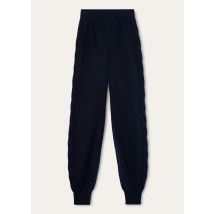 Loro Piana - Napier Trousers Baby Cash Gg 5, Woman, Blue Navy, Size: 38