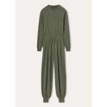 Loro Piana - Classic Baby Cash Jumpsuit Baby Cash Gg 14, Woman, Slate Clover Melange, Size: S