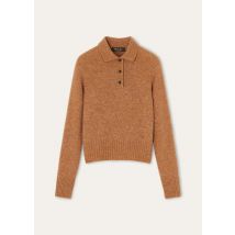 Loro Piana - Drumoak Polo Wool Gg 7, Femme, Apricoat Cream, Taille: 42