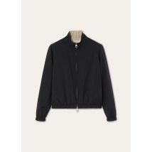 Loro Piana - Loro Piana Bomber Wind Cotton Stripe, Man, Blu Navy/Beige, Size: 48